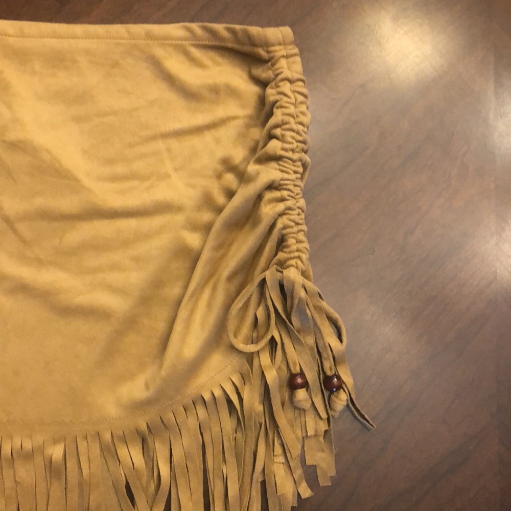 Vintage Faux Suede Swim Coverup by Newport News - Picture 2 of 13